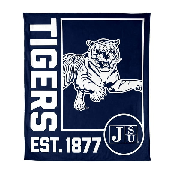 Logo Brands Jackson State Tigers 60"x70" Super Plush Blanket