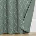 thumbnail image 3 of Aria Embroidery Window Panel Curtains (Pair) 5" to 8" Length Options, 3 of 4