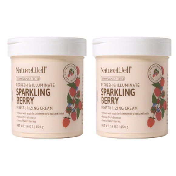 NatureWell Shimmering Berry Moisturizing Cream, 16 oz., 2pk.