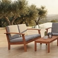 thumbnail image 2 of Amazonia Valencia Eucalyptus Deep Seating Set, 4pc, 2 of 9