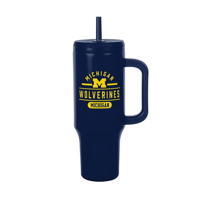 Logo Brands Michigan Wolverines Stainless Steel Leakproof Tumbler