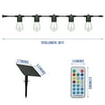 thumbnail image 8 of Westinghouse 36' Solar Powered LED Color Changing String Light Set, 15 Bulbs with Remote Control, 8 of 9