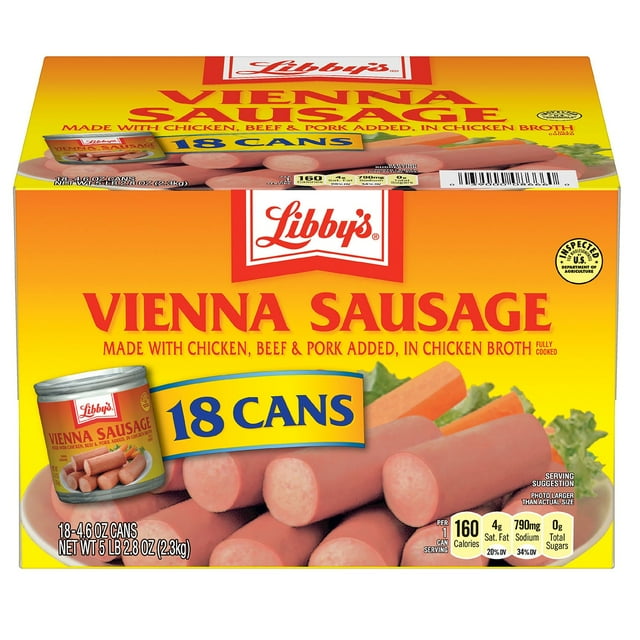 Libby's Vienna Sausage, 4.6 oz., 18 ct.