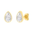 thumbnail image 1 of Lab Created Diamond Earrings in 14K Gold, 1 of 7