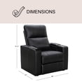 thumbnail image 4 of Travis Power Theater Recliner with Table, Assorted Colors, 4 of 9