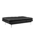thumbnail image 2 of Serta Morgan High Performance Leather Fabric Convertible Sofa, Assorted Colors, 2 of 6