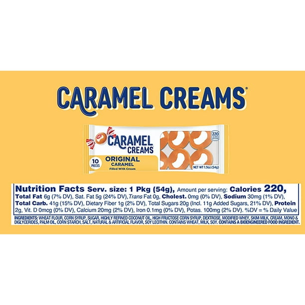 Goetez Caramel Creams, 1.09 oz., 20 pk. - Samsclub.com