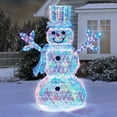 thumbnail image 1 of Member's Mark 6' Pre-Lit Prismatic Snowman, 1 of 7