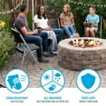 thumbnail image 4 of Lifetime Commercial Grade Contoured Folding Chair, Assorted Colors 4 Pack, 4 of 12