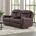 thumbnail image 1 of Society Den Lynx Motion Loveseat with Console, 1 of 9