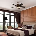 thumbnail image 3 of Hunter 52" Italian Countryside P.A. Cocoa Ceiling Fan with LED Light Kit and Pull Chain, 3 of 12