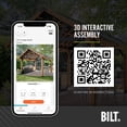 thumbnail image 13 of Range Cedar and Steel Gazebo with Lofted Roof and PowerPort, 13 of 15