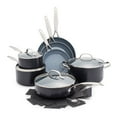 thumbnail image 1 of GreenPan Valencia 11-Piece Ceramic Nonstick Cookware Set, 1 of 11