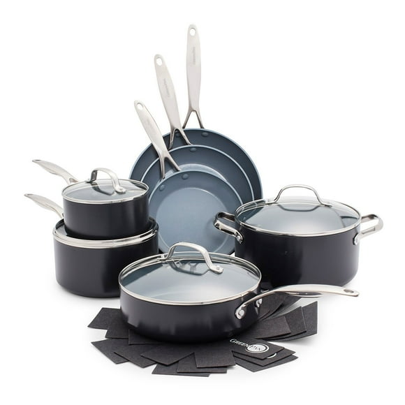 GreenPan Valencia 11-Piece Ceramic Nonstick Cookware Set