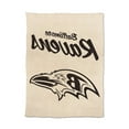 thumbnail image 2 of Logo Brands Baltimore Ravens Luxe Dreams Throw, 60" x 80", 2 of 6