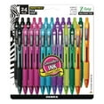 thumbnail image 1 of Zebra Z-Grip Ballpoint Pen, Retractable, Medium 1 mm, Assorted Artistic Ink and Barrel Colors, 24/Pack, 1 of 4
