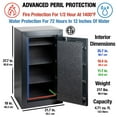 thumbnail image 3 of SentrySafe EF4738E Fire-Resistant and Water-Resistant Safe with Digital Lock, 4.70 Cu. ft., 3 of 7