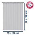 thumbnail image 9 of Arm & Hammer™ Waterproof Fabric Shower Curtain/Liner, 70"x72", 9 of 9