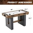 thumbnail image 2 of Barrington Billiards Urban 3 in 1 Combo Game Table, 48", 2 of 10