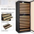 thumbnail image 12 of Lanbo 32 Inch 287 Bottle Dual Zone Wine Cooler Refrigerator, 12 of 16