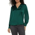 thumbnail image 1 of Express Women's Satin V-Neck Top, 1 of 7
