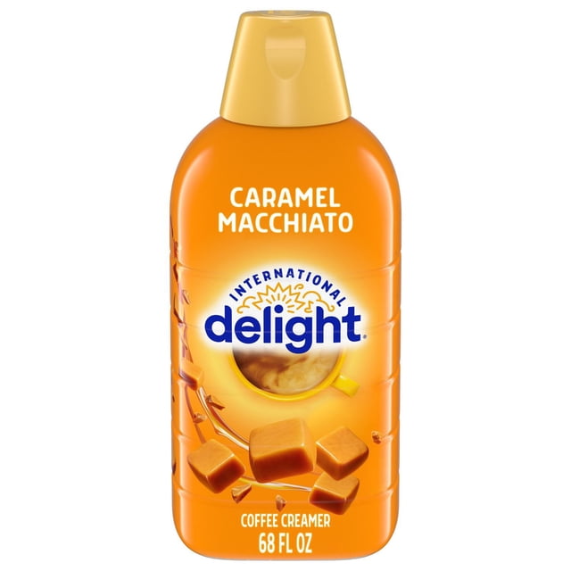 International Delight Liquid Non-Dairy Refrigerated Coffee Creamer, Caramel Macchiato, 68 fl. oz.