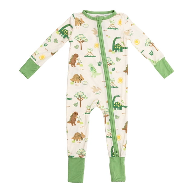 Angel Dear Baby Boys Convertible Zipper Romper