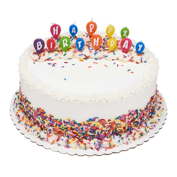 10" Double Layer Sweet Celebration Cake with Sprinkles, Chocolate