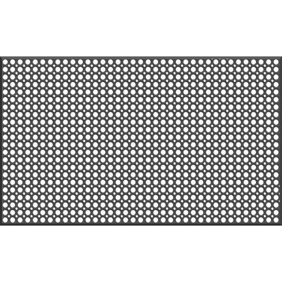General Purpose WorkStep Floor Mat, Black (36" x 60" x .5")