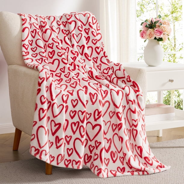 Hallmark™ Heartstring Plush Throw Blanket, 50