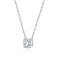 thumbnail image 3 of Lab Created Solitaire Diamond Pendant Necklace in 18K Gold, 3 of 7