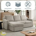 thumbnail image 4 of Serta Harvard Convertible Sectional Sofa, 4 of 9