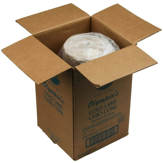 Olympia Foods Gold Label Large Gyro Meat Cone, Frozen, 30 lbs.