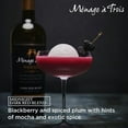 thumbnail image 3 of Menage a Trois Midnight Dark Red Blend Wine, 750 ml, 3 of 6