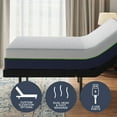 thumbnail image 4 of GhostBed Medium Hybrid Mattress and Adjustable Base Set, 4 of 10