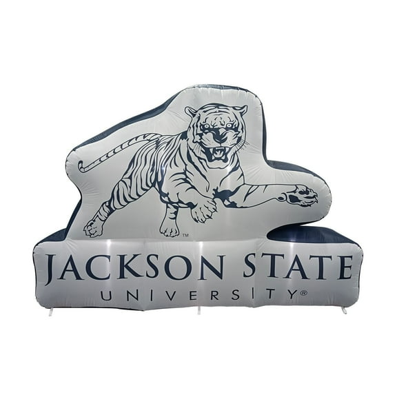 Logo Brands Jackson State Tigers Pre-Lit 7’x10’ Inflatable