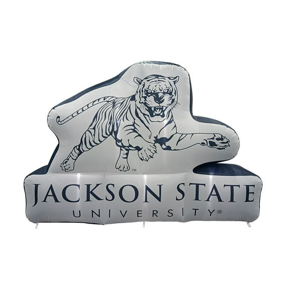 Logo Brands Jackson State Tigers Pre-Lit 7’x10’ Inflatable