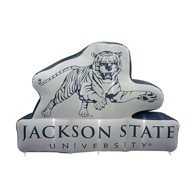 Logo Brands Jackson State Tigers Pre-Lit 7’x10’ Inflatable