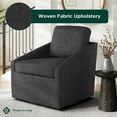 thumbnail image 4 of Studio Living Hanna Swivel Accent Chair, 4 of 7