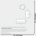 thumbnail image 15 of Verona Top-Grain Leather Reclining Sofa, Loveseat and Chair Set, 15 of 15