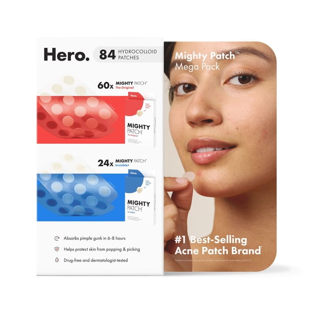 Hero Cosmetics Mighty Patch Mega Pack, 84ct.