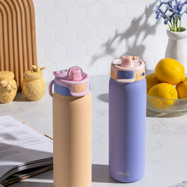 Ello Pop & Fill 22oz. Stainless Steel Water Bottle with Leak Proof