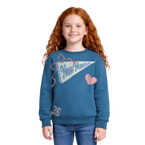 State of Mine Kids Pennant Picnic Crew Sweatshirt