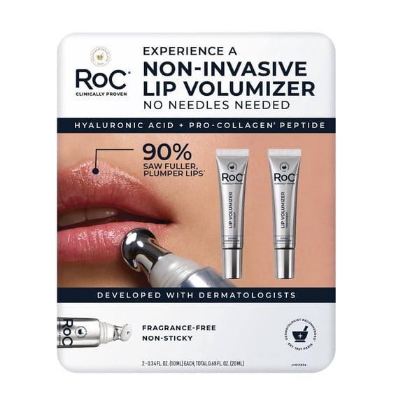 RoC Derm Correxion Lip Volumizer Duo, .34 fl. oz., 2 pk.