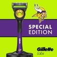thumbnail image 4 of Gillette Labs Official Vikings Licensed Men's Razor, Handle + 8 Cartridges, 4 of 10