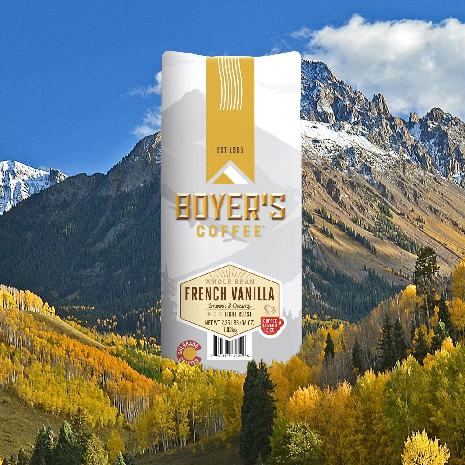 Boyer's Coffee Whole Bean French Vanilla, 36 oz. - Samsclub.com