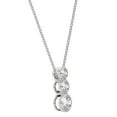 thumbnail image 2 of Lab Created Round Cut 1.96 CT. T.W. 3-Stone Floating Diamond Pendant Necklace in 18K Gold, 2 of 8