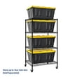 thumbnail image 6 of Seville Classics UltraDurable NSF-Certified Steel Tote Shelving, 25" W x 33" D 4 Tier and 5 Tier Options, 6 of 13