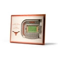 thumbnail image 1 of YouTheFan Texas Longhorns 17"x13" 3D 5 Layer Stadium View Wall Art, 1 of 5