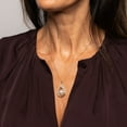 thumbnail image 3 of 0.75 CT. T.W. Dancing Diamond Pendant Necklace in 14K Two-Tone Gold, 3 of 7
